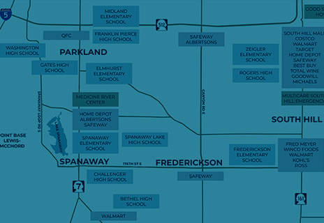 Uplands Area Map